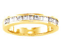 Baguette & Round Diamond Bands (YG)